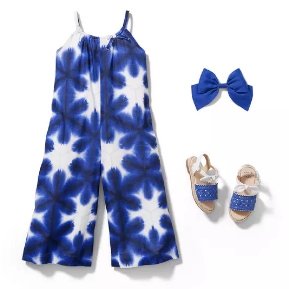 Janie and Jack Shibori Halter Jumpsuit - Picture 10 of 10